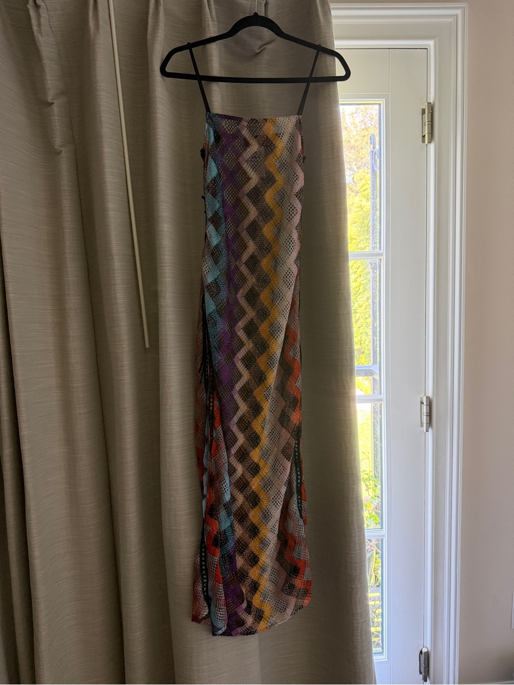 Missoni Purple Gold Chevron Knit Cover-Up - Picture 6 of 7